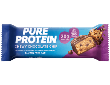 Chewy Chocolate Chip Protein Bars